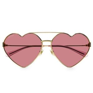 Gucci

Not A Fork 62MM Heart Sunglasses

$535